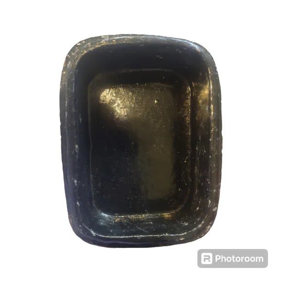 Vintage Intricately Handpainted And Lacquered Paper Mache Trinket Box - Picture 6 of 6